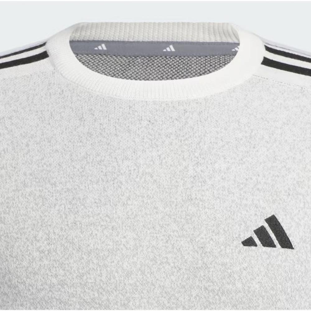 Adidas Golf 23fw Мужской S Трикотажный Длинный Рукав La SunSet Круглый Вырез Свитер Hy0967 Белый