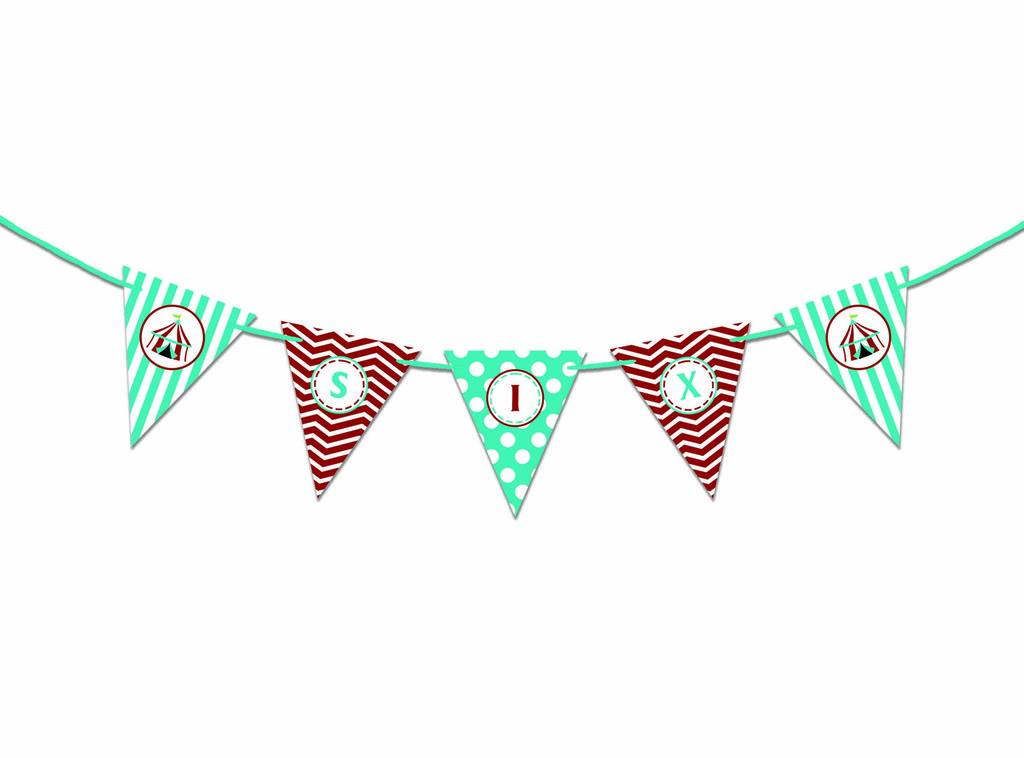 Inkdotpot Birthday Party Decorations Happy Birthday Party Garland Baby Boy Or Girl Gender Neutral Pennant Banner
