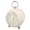 Silent Vintage Alarm Clock Simple Design Small 12 Hour Display Decor For Table Night Light Non Ticking Portable Retro