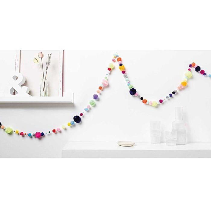 100 Помпонов - Красный