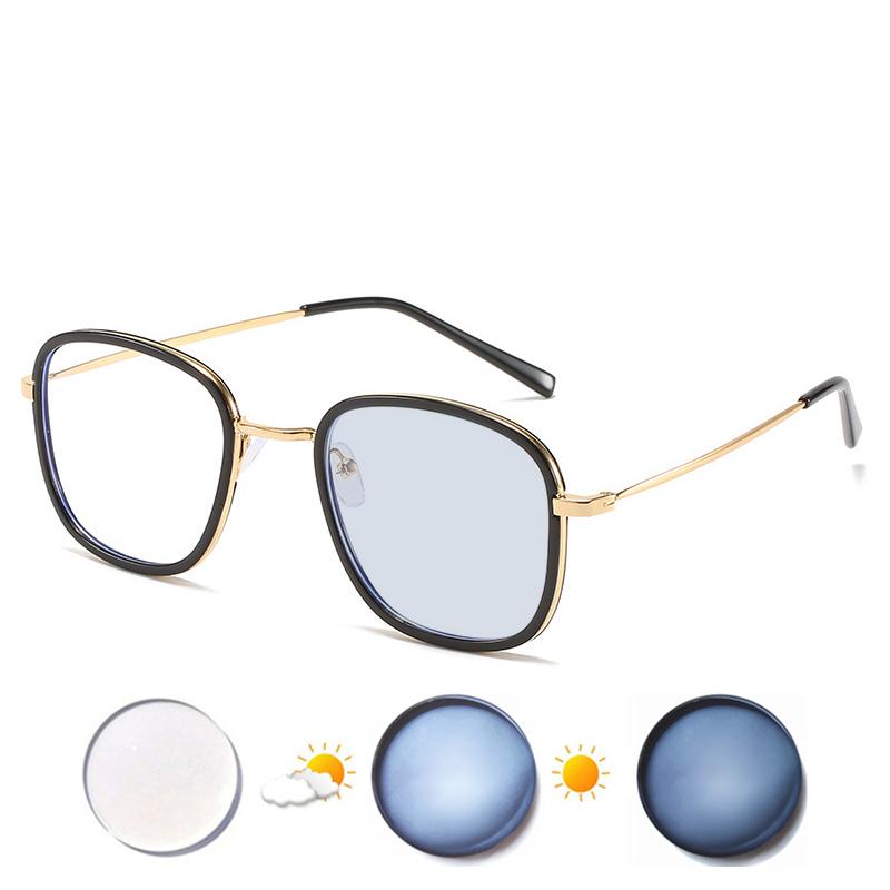 Очки по рецепту для близорукости женщин мужчин фотохромные или линзы, блокирующие синий свет близорукость или астигматизм индивидуальный UF144