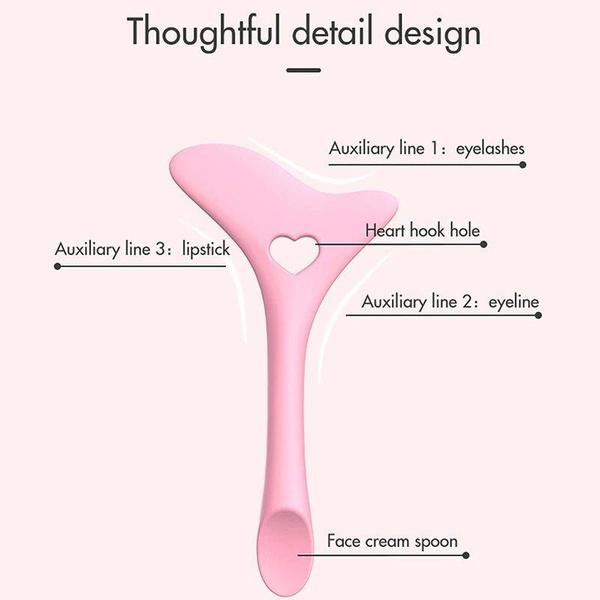 Подводка для глаз Трафареты Крылья Советы Силиконовая подводка для глаз Marscara Помощь для рисования Губная помада Помощь при ношении Многоразовая силиконовая подводка для глаз Инструмент