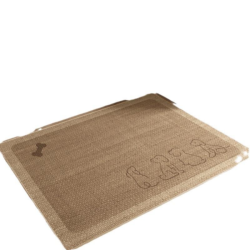 Льняной коврик у входа, легкий роскошный тканый ковер, коврик у входа в стиле ваби-саби, японский противоскользящий коврик у входа