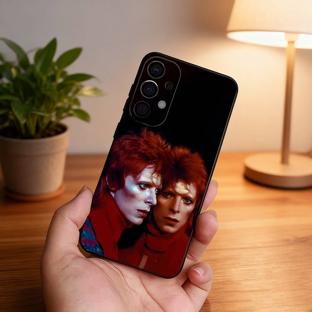 D-David Cool B-bowie Phone Case For Samsung S25,S24,S21,S22,S23,S30,Ultra,S20,Plus,Fe,Lite,5G Black Cover