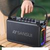 Портативная караоке-колонка SANSUI T27 с двумя микрофонами (Китайская версия)