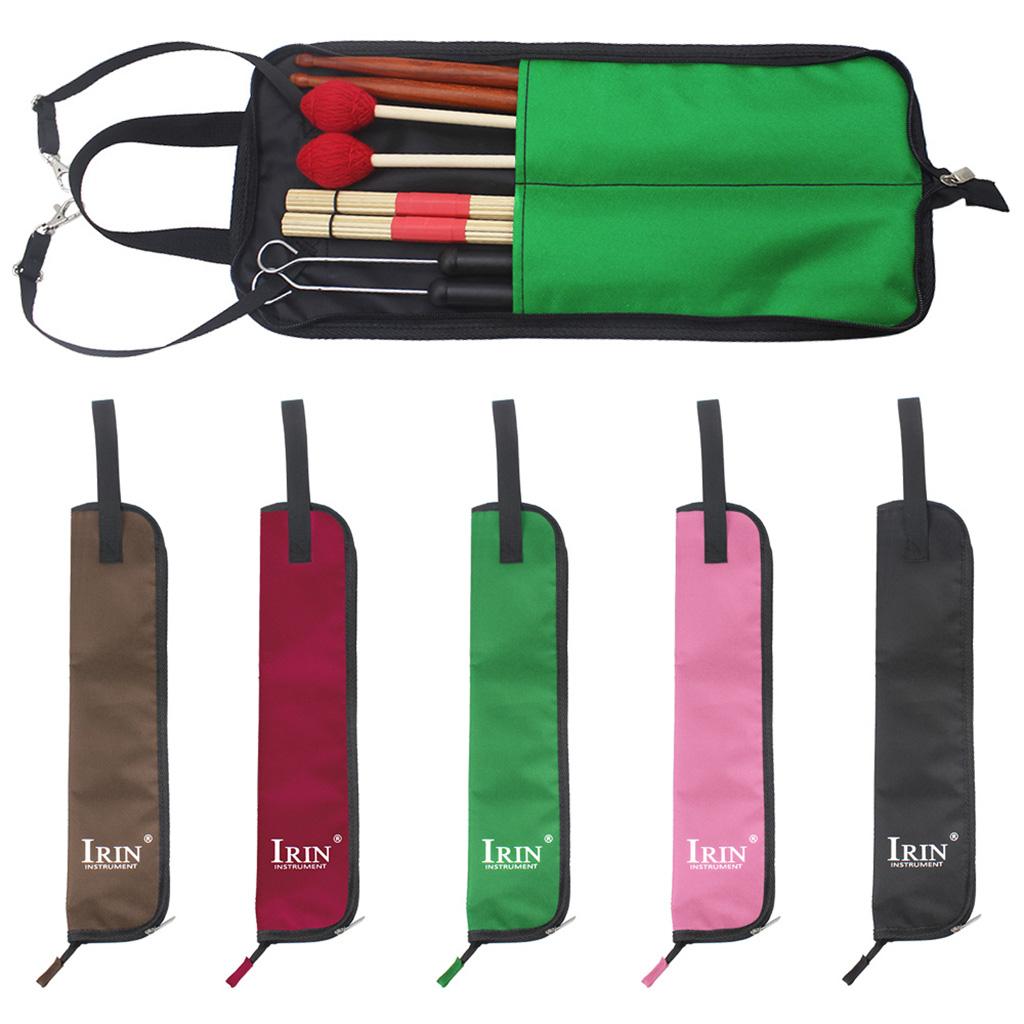 Jazz Drum Sticks Bag Drumstick Case Mallets Holder for Drummer Portable Instrument Accessory Water-resistant