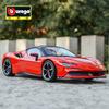 Ббураго 1:24 масштаба Ferrari SF90 STRADALE, сплав, роскошный автомобиль, литой автомобиль, модель, коллекция игрушек, подарок