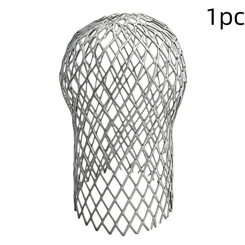 Reusable Gutter Leaf Filter 1/2/4Pcs Stainless Steel Mesh Guard Rustproof Debris Mud Trap for Outdoor Roof Drain Pipe