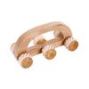 Household Wooden Massage Roller Handheld Manual Muscle Roller Sticks Hand Push Reflexology Trigger Point Massager
