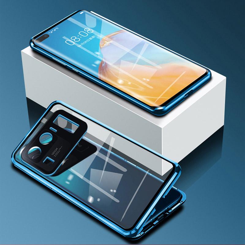 360 Закаленное стекло Магнитный металлический Полный чехол для Xiaomi Mi 14 12 12x 13 15 Pro Ultra 13Lite Redmi Note 12 13 14 Pro Plus 5G Чехол