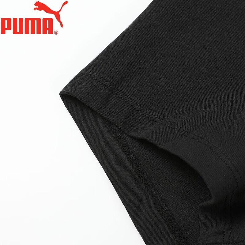 Puma Мужские спортивные хлопковые боксеры-брифы с большим логотипом, 3 шт.