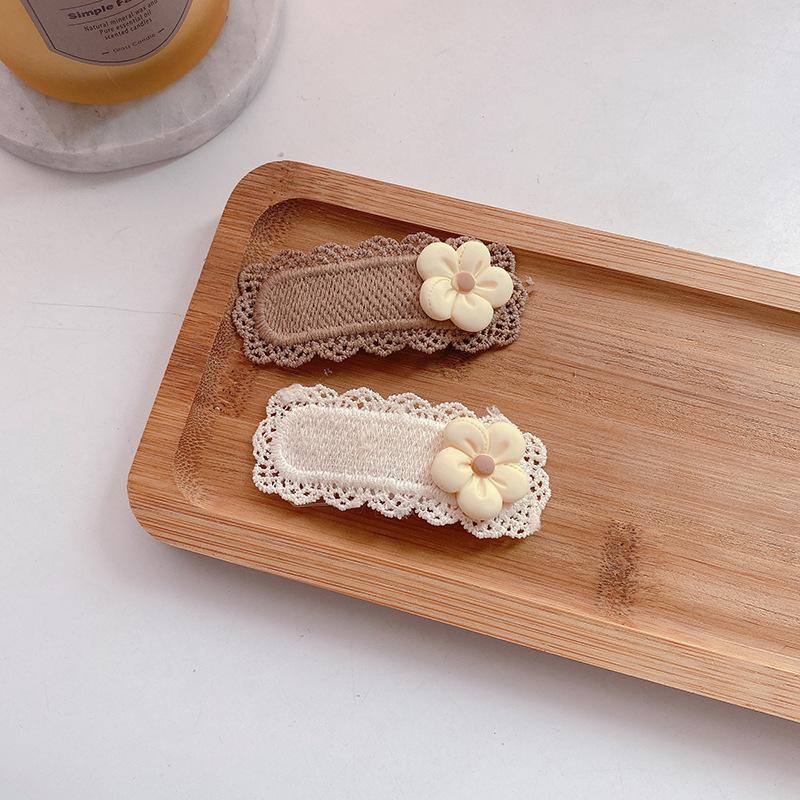 Осенний Кофейный Цвет Мультяшные Заколки для Волос Принцессы Детские Девочка Ребенок Малыш Зажим для Волос Заколки Аксессуары Заколка Головной Убор Головной Убор