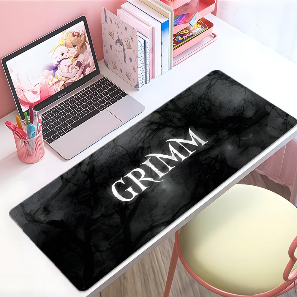 Dark Magical Anime The GGrimm Variations Mouse Pad Large Thick Desk Pad Stitched Edges Gaming Mouse Mat For Pc