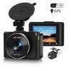 4K Dual Lens Car Dash Cam Easy Operation WiFi Video Recorder 2inch Screen Includes Night Vision Rear Camera