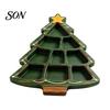 Decorative Tray for Fruit Cheese Christmas Snack Serving Tray, Divided Holiday Appetizer Platter, Cute Snowman/Tree/Penguin/Cow Shaped Festive