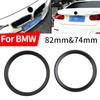 Black Logo Surrounding Ring M3 2pcs Car E92 F30 82 Mm & 74 Mm E90 Emblem F31 For BMW 3 4 Series Quality New