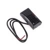 Digital Voltmeter LED Display DC10-150V for Moto with Waterproof Bracket for Reliable Automotive Use