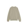 Fear of God Essentials Флокированный логотип, с длинным рукавом, флисовая толстовка-пуловер, мужская толстовка, меланжево-зеленая, FOG-SS22-254