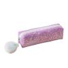 Large Capacity Sparkle Pen Bag Glitter Cosmetic Organizer Portable Pencil Storage Case  Universal