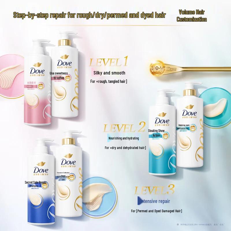 Dove Intensive Repair Amino Acid Shampoo Twin Pack