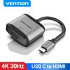 Vention USB C To HDMI Adapter 4K Type C To HDMI VGA Connector Cable for MacBook Pro Huawei Samsung USB Type C HDMI Converter