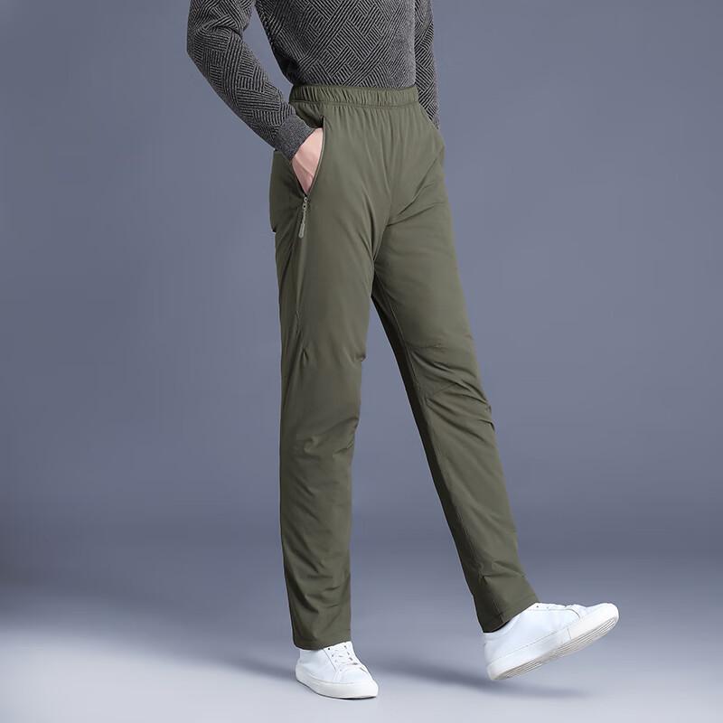 Fengxiao Men's Lightweight Down Pants