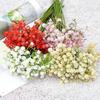 10 Pcs 32cm Gypsophila Hand Soft Rubber Feel Artificial Flowers Bouquet Wedding Home Decoration Plastic Simulation Fake Flower