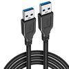 0.5/1/1.5м USB A Папа к USB Папа Двойной кабель USB 2.0 для ПК Радиатор Жесткий диск Web-камера USB Кабель-удлинитель для передачи данных