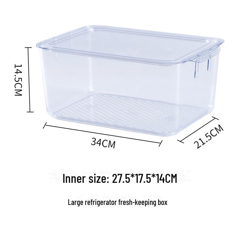Контейнер для хранения свежих продуктов в холодильнике с крышкой для продуктов питания, фруктов, овощей и яиц