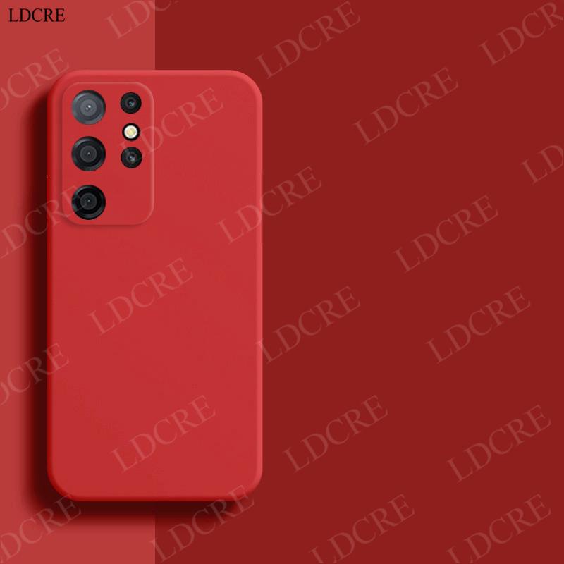 For Samsung Galaxy S22 Ultra Case Silicone Soft Plain Funda Rubber Protective For Samsung S22 Ultra Cover Galaxy S22 Plus Case