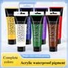 75 мл/120 мл Акриловый пигмент Хорошая водостойкость Сильная укрывистость Стойкий цвет для живописи и творчества
