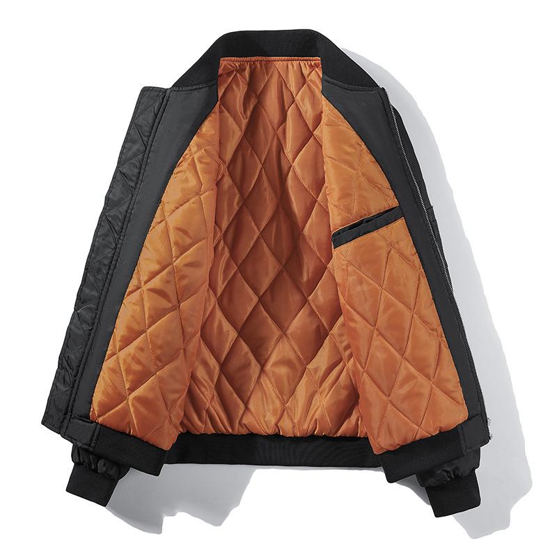 Winter Cotton Flight Suit, Baseball Collar Aviator, Cotton Thickened Jacket, Warm, Fashionable and Versatile Clothing