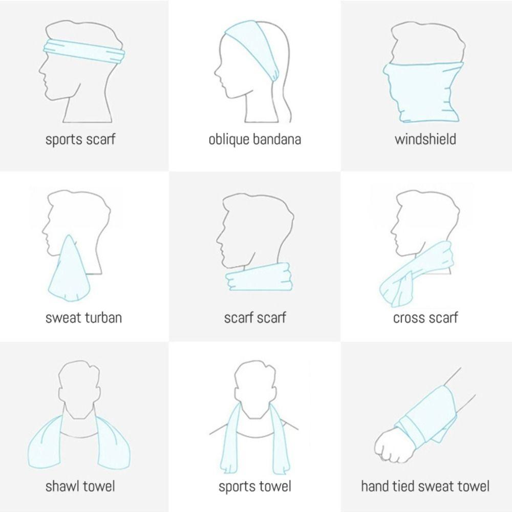 Quick Drying Outdoor Tools Hand Towels Gym Towels Cooling Towel Sweat Towel Quick Drying Ice Towel