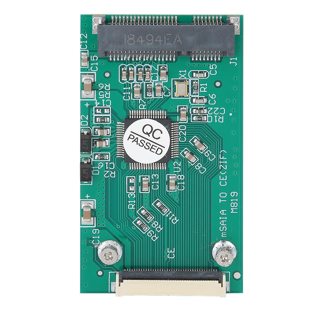 Переходная карта Зеленый АБС MSATA к Ce ZIF SSD Накопитель Твердотельный Адаптер Компьютерные Аксессуары