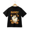 Halloween Funny Ghost Bingo Printed Tee,Casual Short -Sleeved