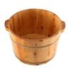 Wooden Foot Bath Bucket, Hinoki Wood Footbath Tub, Thick Footbath Bucket, Easy To Use, for Home Use (26cm High X 36cm Diameter)
