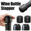 3pcs Vacuum Wine Stoppers Reusable Wine Bottle Stoppers Champagne Sealer Cap Set Leak Proof Preserver For Wine Plug Bar Accessories