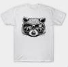 Cool Raccoon Wearing Sunglasses Forest Graphic T-Shirt