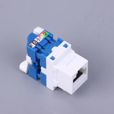 Вращающийся провод Cat6 Rj45 Безинструментальный Lan Вставка Keystone Модуль Ethernet Гнездо Gigabit Utp Безинструментальный Интернет-розетка