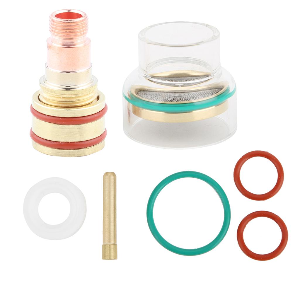 TFM53NCN TIG Welding Kit TIG Torch Glass Cup Collet for WP17WP18WP262.4mm