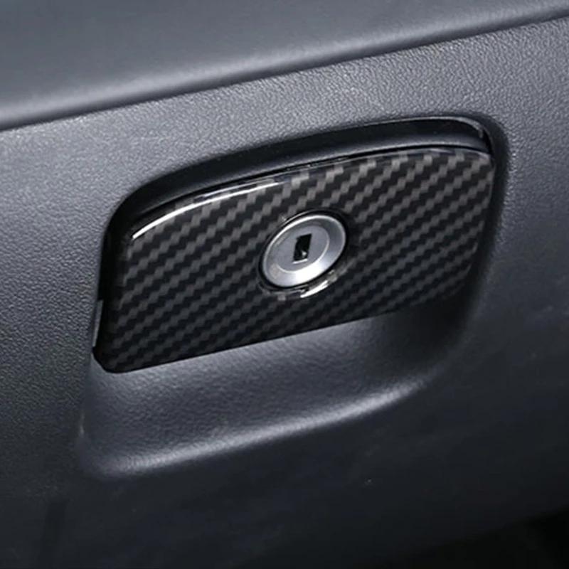 ABS Copilot перчаточный ящик для хранения ручка пайетки украшение рамка крышка отделка для Jaguar XE XF XFL F-Pace 2016-авто