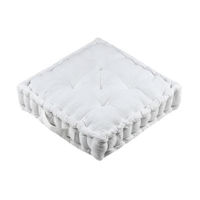 Подушка для пола из хлопковой марли Pop color 45x45см экрю