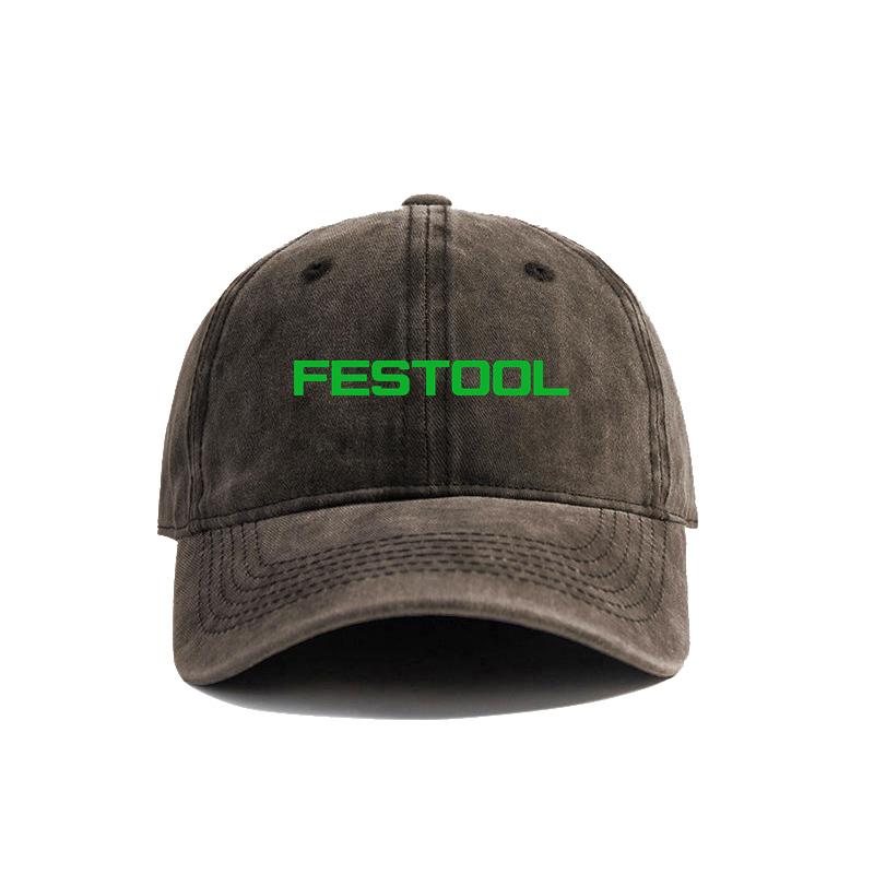 Festool Baseball Cap Distressed Hats Cap Unisex Retro Outdoor Summer Adjustable Hat MZ