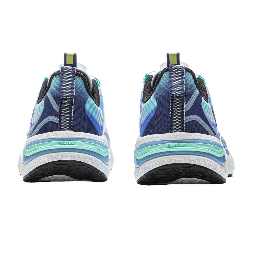 Li Ning Kids Qiang Yue Sports Life Comfortable Soft Fashion Sneakers Kids Sneakers Standard-White YKNV002-3