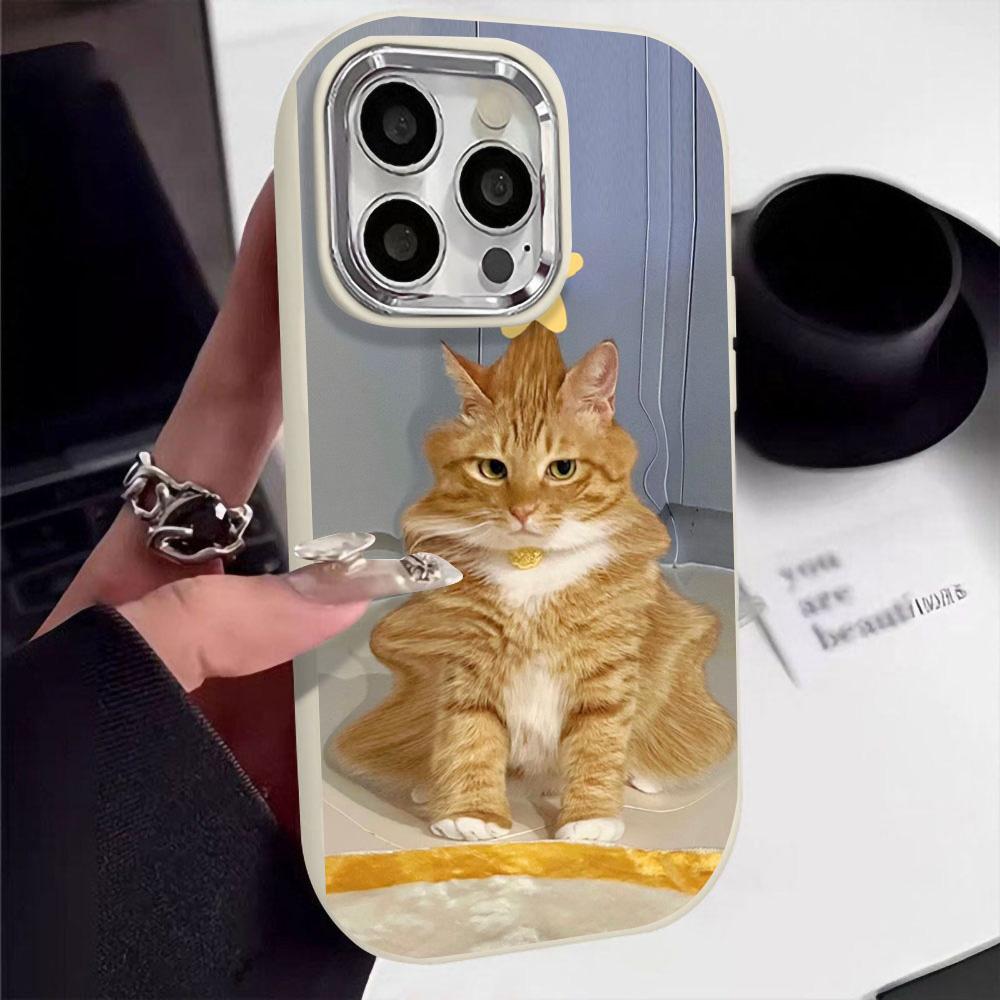 Мягкий ТПУ Чехол для телефона с кошкой и животным для iPhone 15 11 16 Pro Max 13 14 12 15promax 16promax 14promax 13promax Ударопрочный Чехол