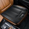 Universal Car Seat Cushion Luxury Leather Black Four Seasons Comfort Breathable Upholstered Auto Front Seat Pad Car Accessories