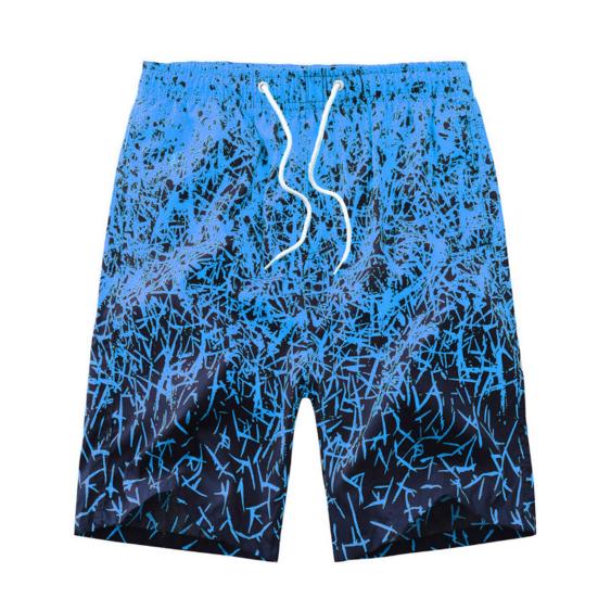 Мужские плавки, свободные красочные быстросохнущие повседневные мужские купальники для плавания