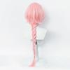 Парик для косплея из аниме Astolfo Apocryph Astolfo, длинный розовый микс из белых косичек, термостойкие синтетические волосы, парики для ролевых игр + шапочка для парика