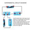 1 Set Small Size Delicate Craft Motivational Electrical Physics Science Lab Learning Circuit Toy Set for School Physics Circuit Kit
