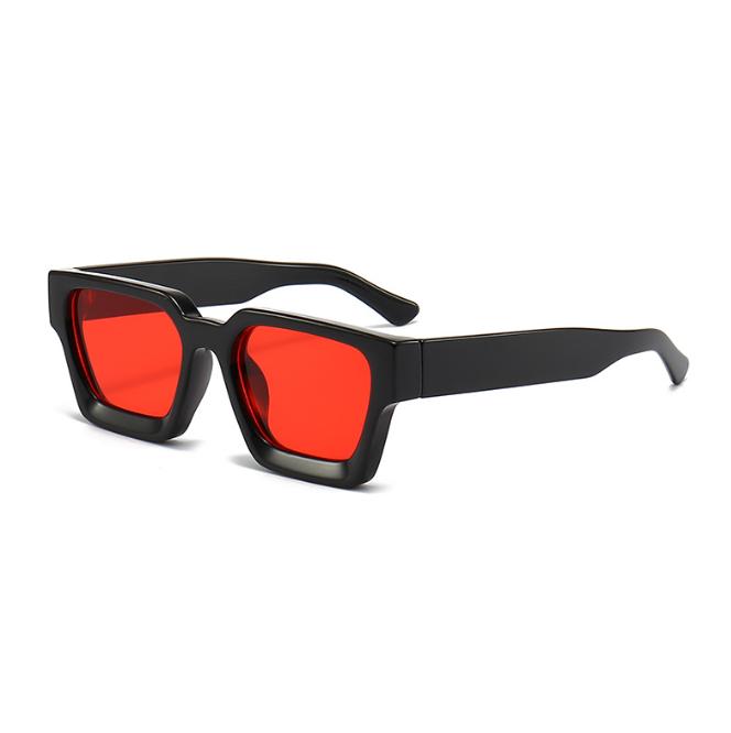 Vintage Square Sunglasses for Women Men Square Thick Frame Sun Glasses Simple Style Shades Gafas De Sol Mujer Marca